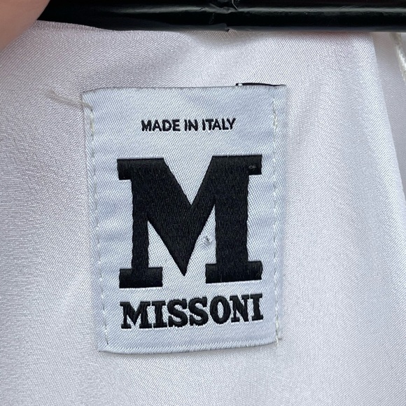 M MISSONI ABSTRACT SILK DRESS SIZE 6 - Picture 9 of 13